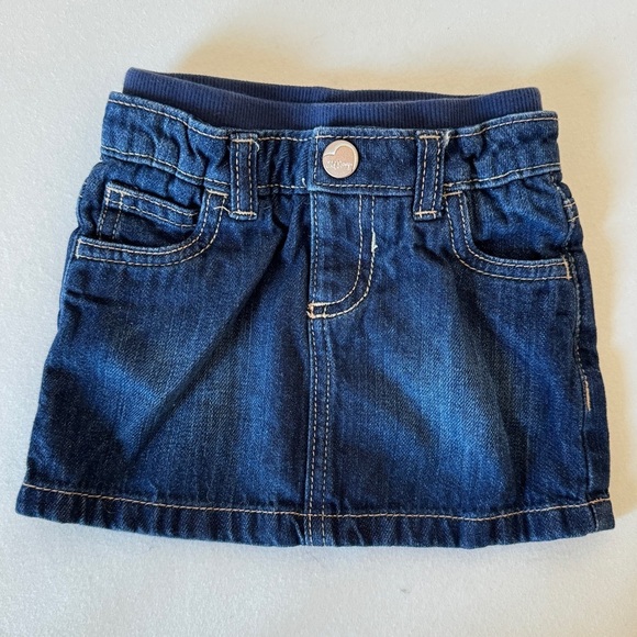 Old Navy Rib Waist Denim Mini Skirt for Baby - Picture 4 of 5